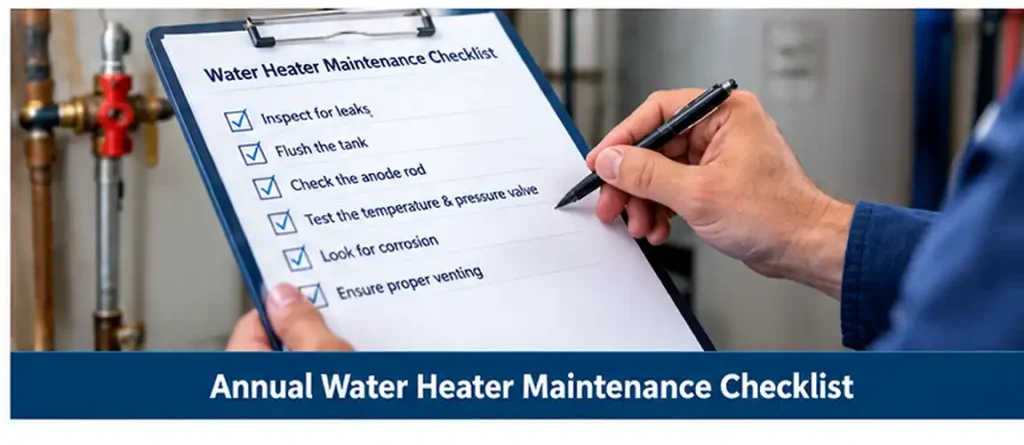 Annual Water Heater Maintenance Checklist
