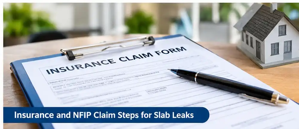 Insurance and NFIP Claim Steps for Slab Leaks