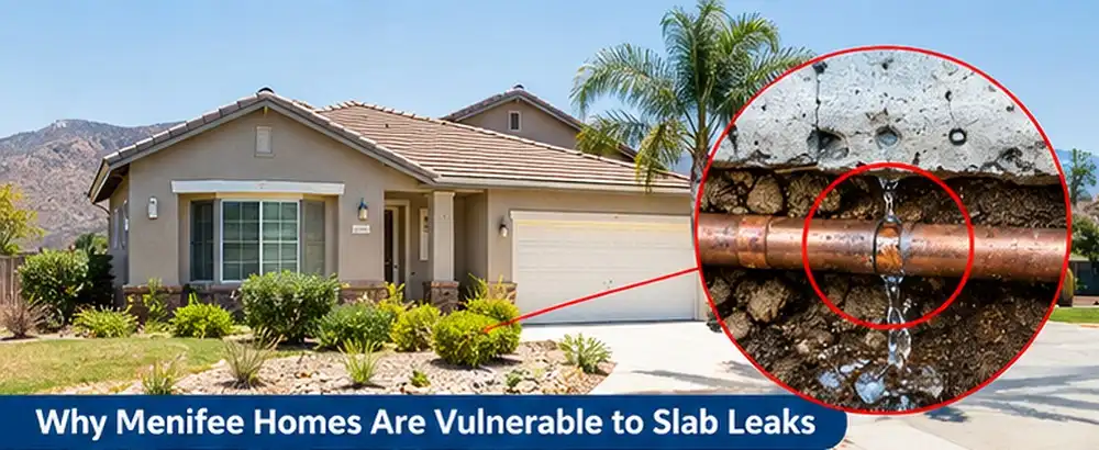 Why Menifee Homes Are Vulnerable to Slab Leaks