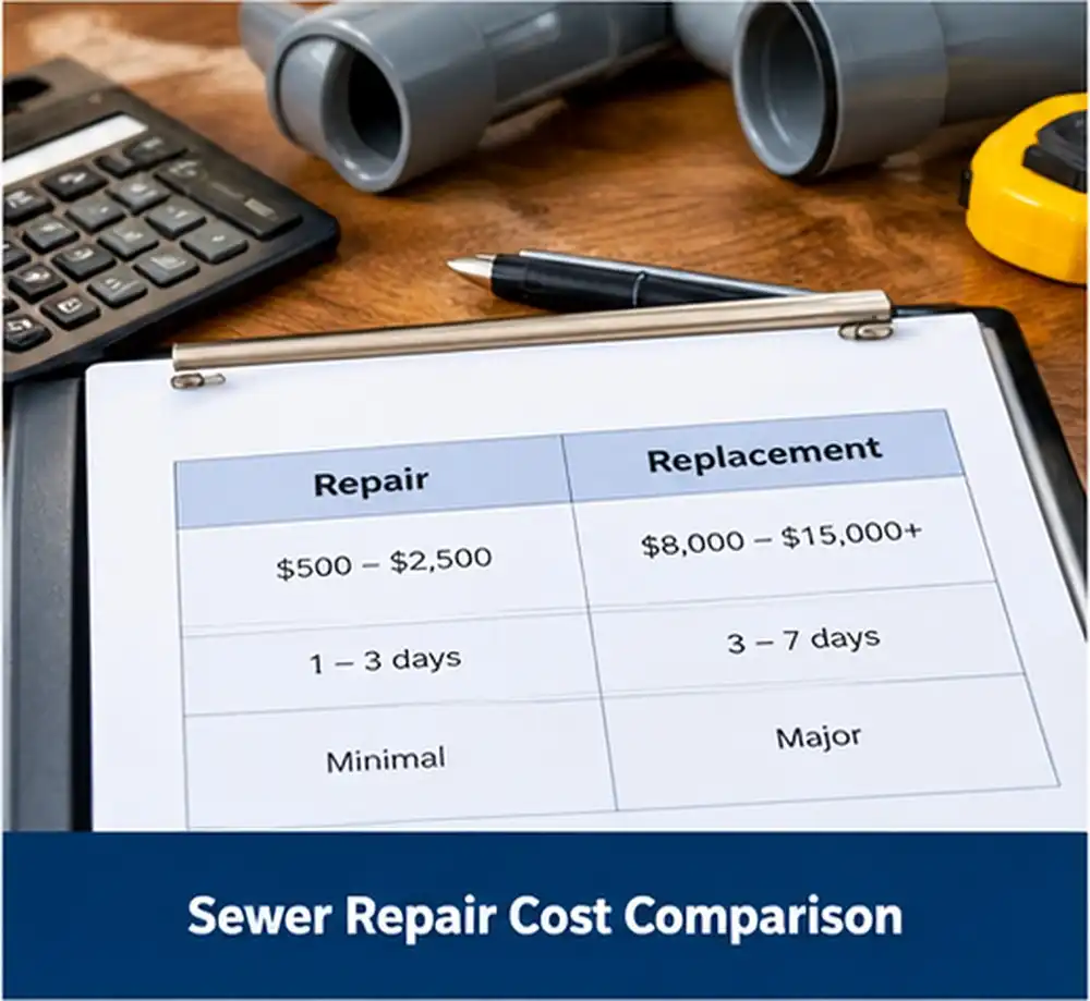 Sewer Repair Cost Comparison