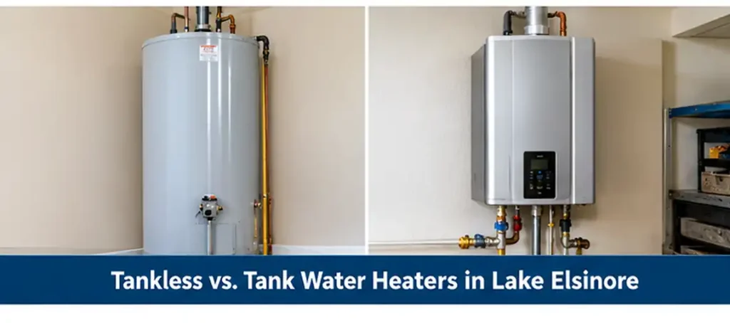 Tankless vs. Tank Water Heaters in Lake Elsinore